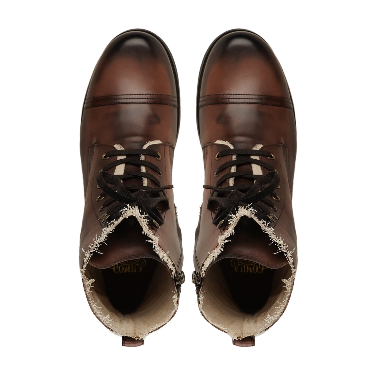 Ptolemadia - Men's Burnished Brown Calf Leather Boot
