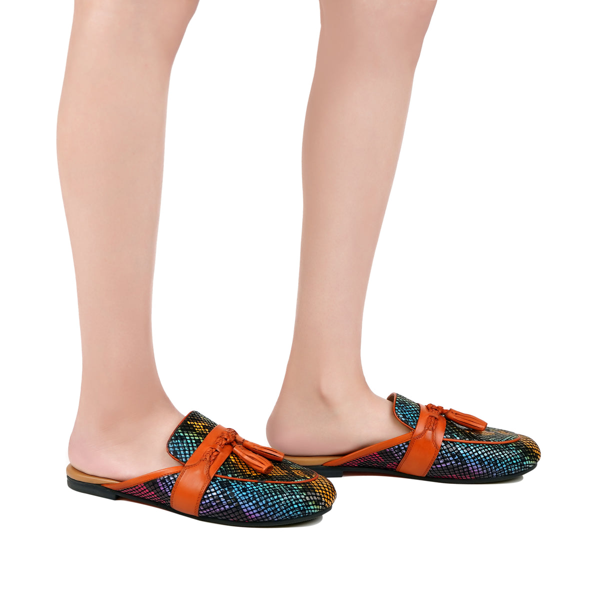 Heidi - Women's Rainbow Printed Slipper