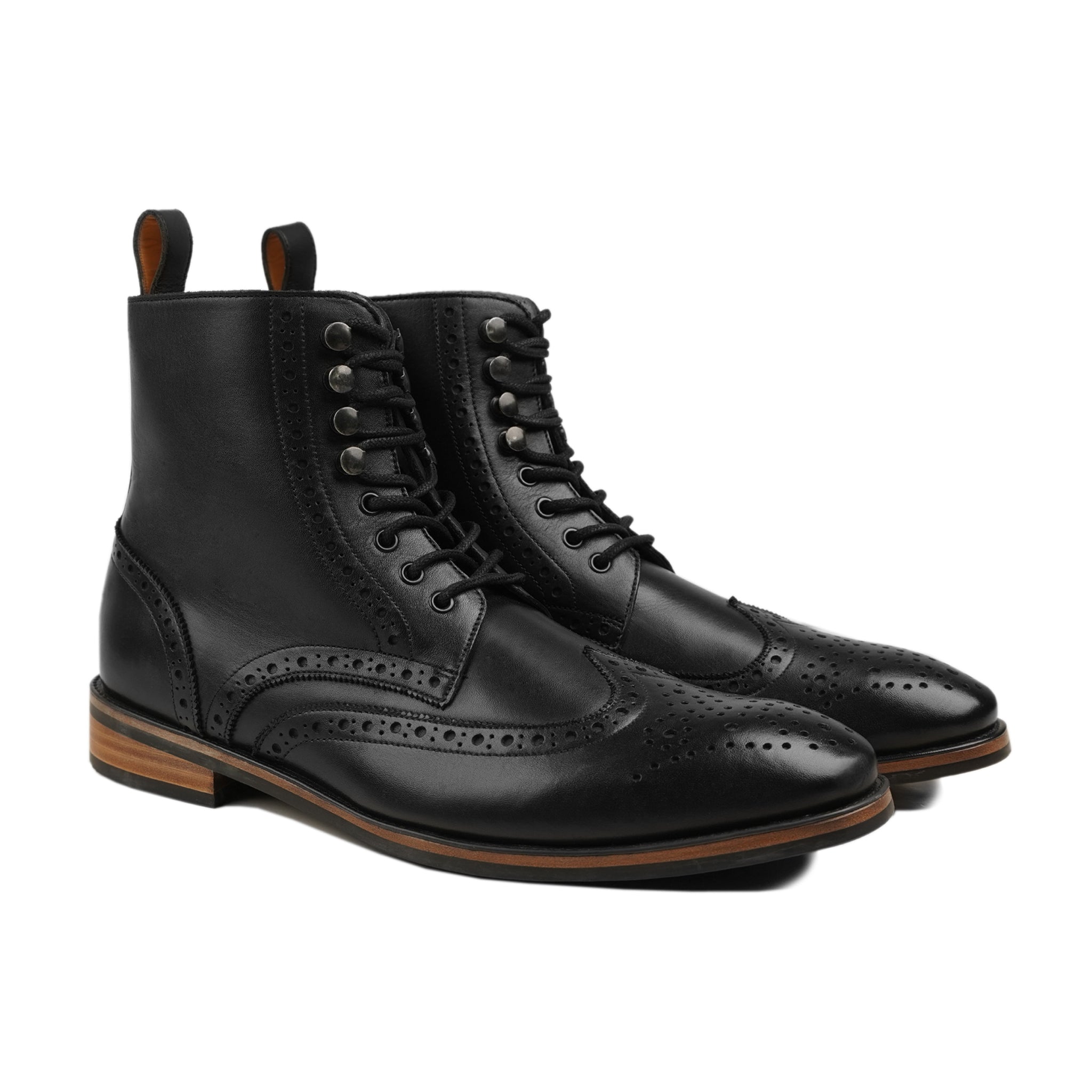 Areli - Men's Black Claf Leather Boot