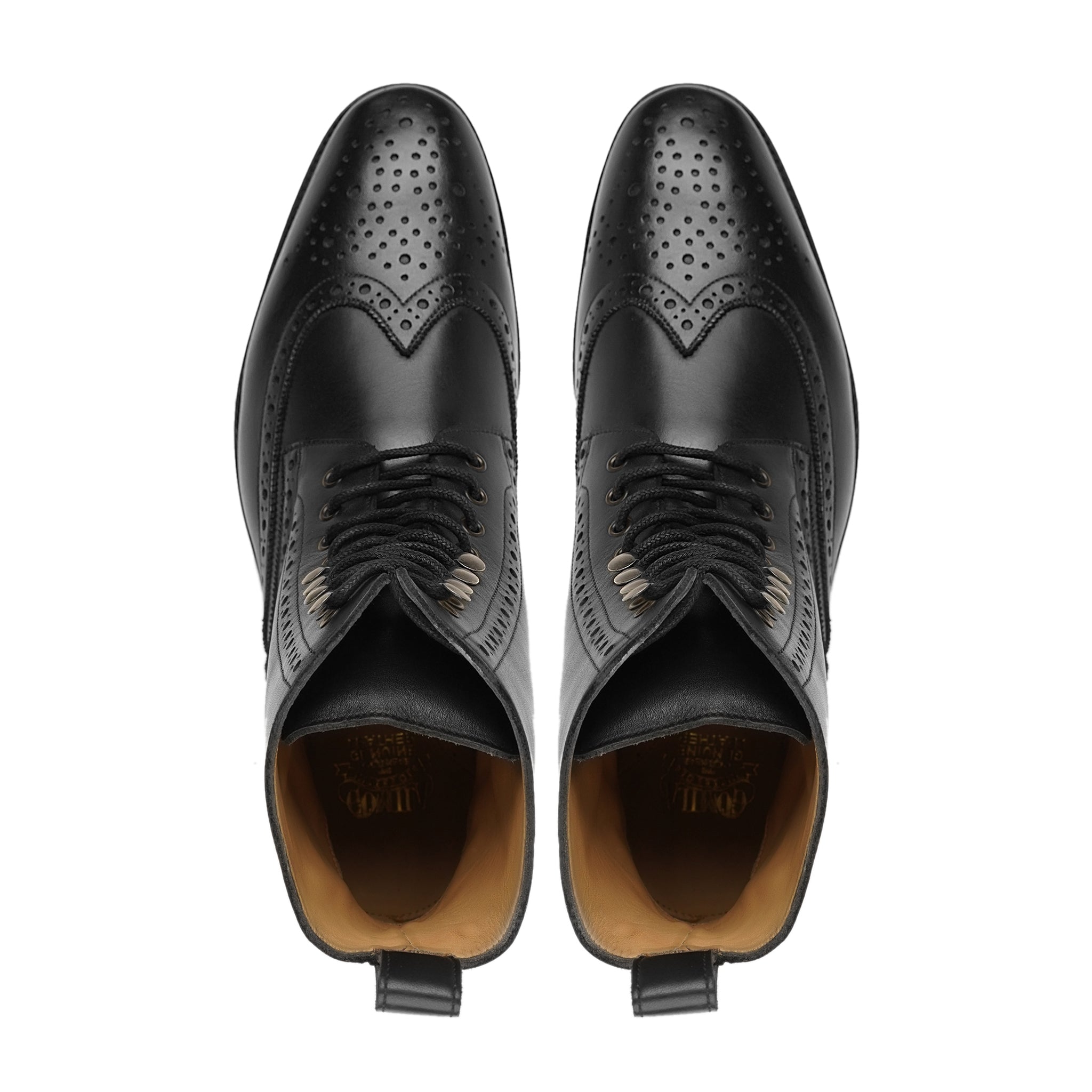 Areli - Men's Black Claf Leather Boot