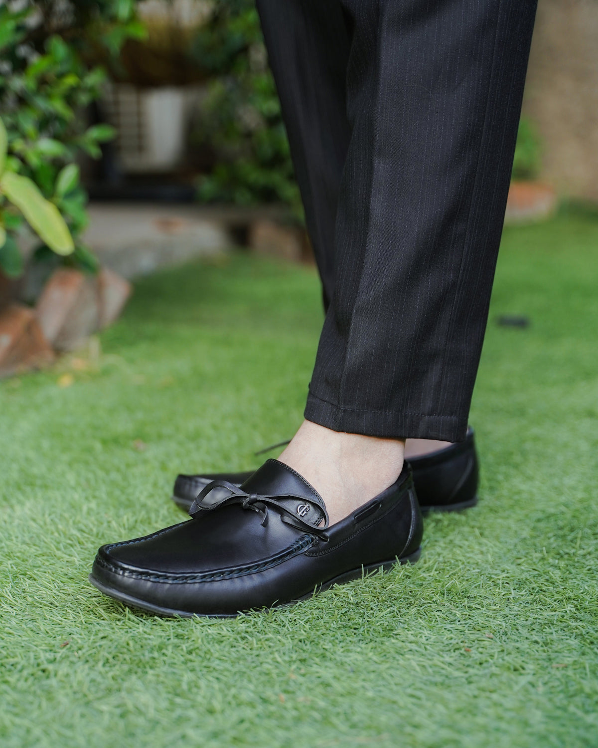 Zamasu - Men's Black Calf Leather Loafer Shoe