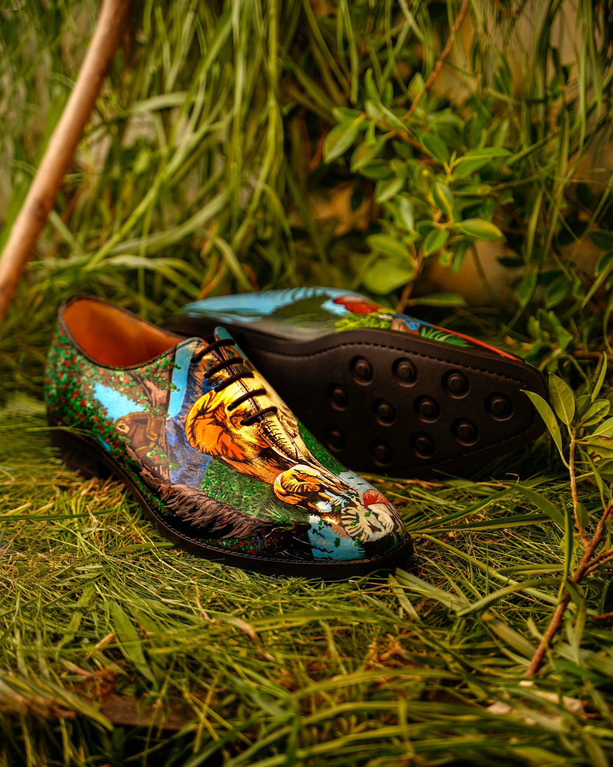 Safari – Custom Artwork Hand Painted Jungle Wholecut
