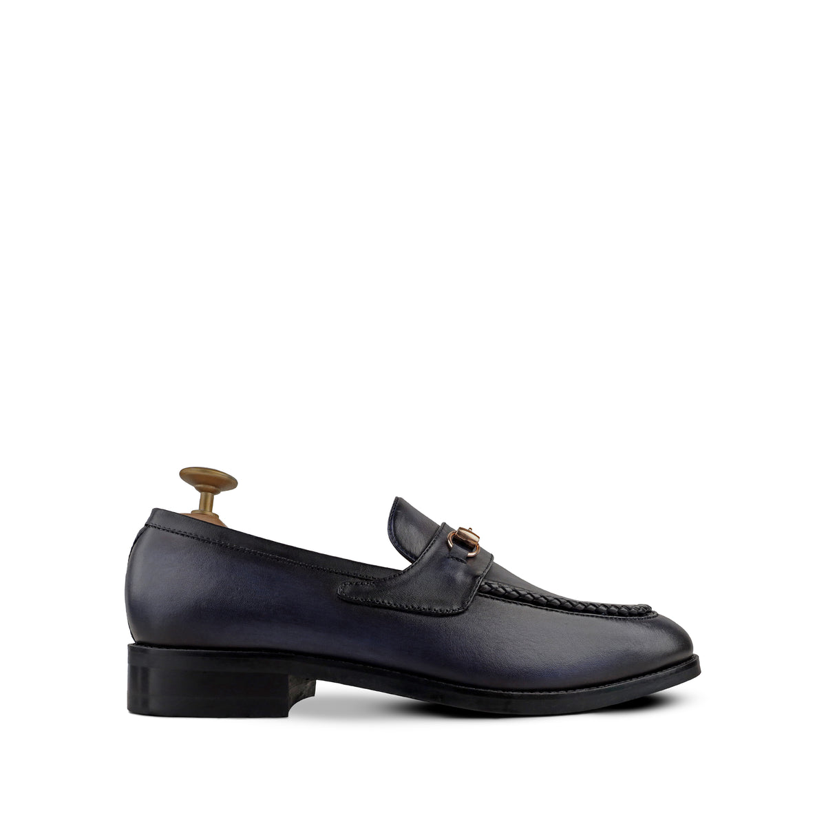 Eric - Men's Midnight Navy Blue Calf Leather Loafer