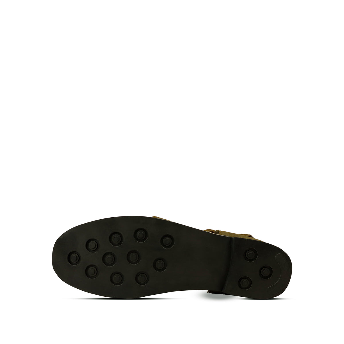 Gaspar - Men's Olive Green Suede Sandal