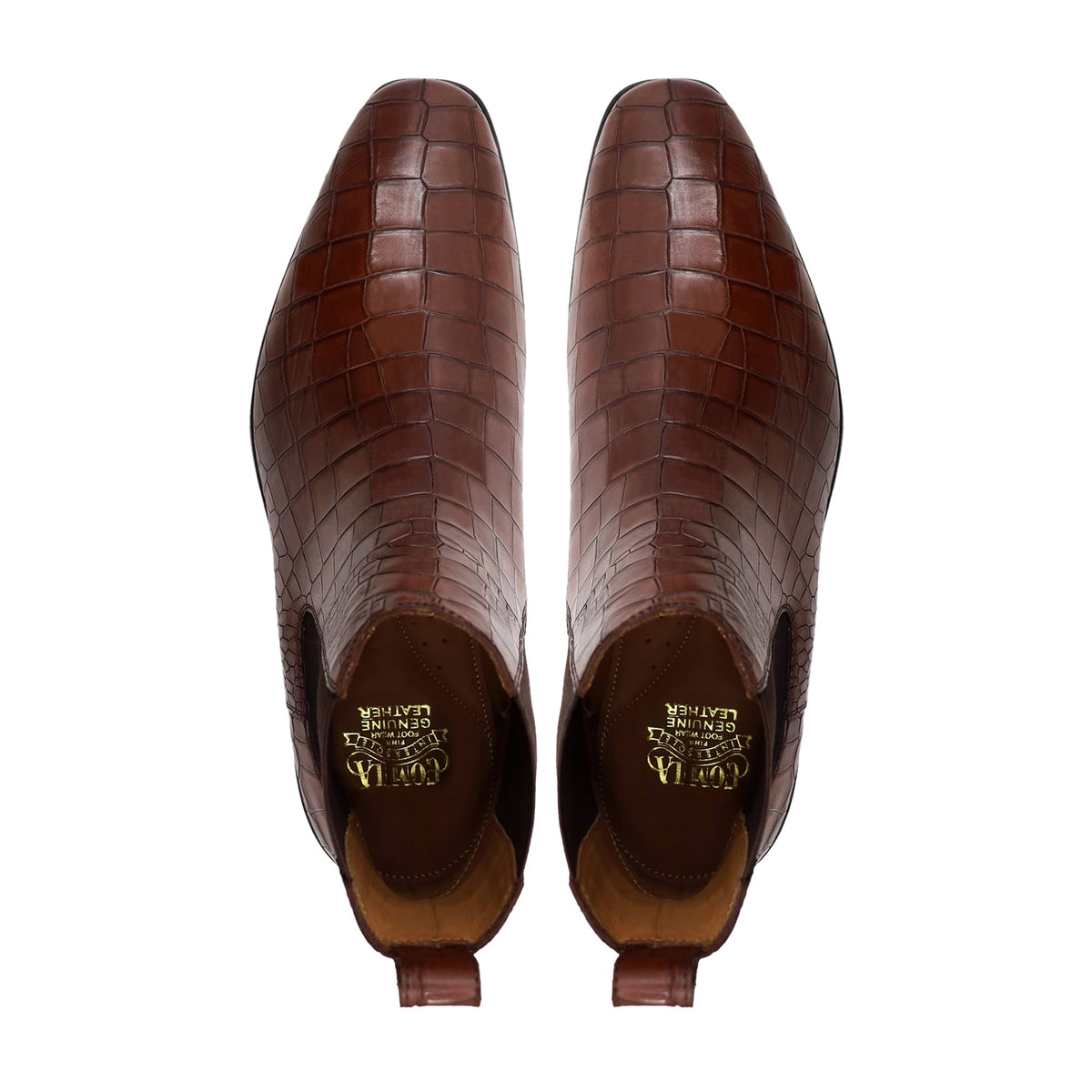Haward - Men's Reddish Brown Calf Leather Chelsea Boot