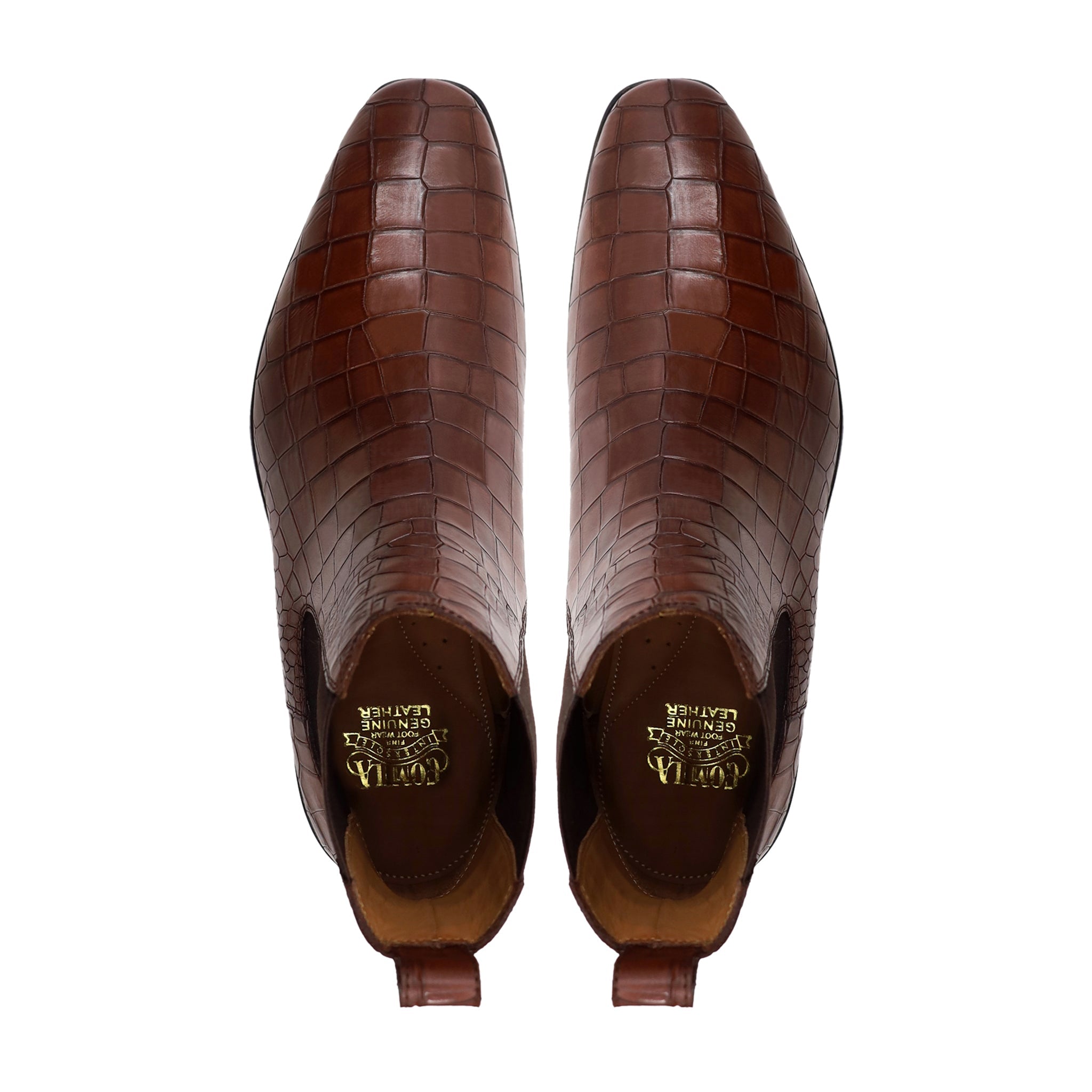 Haward - Men's Reddish Brown Calf Leather Chelsea Boot