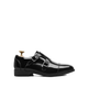 Holt - Men's Black Box Leather High Shine Double Monksrap