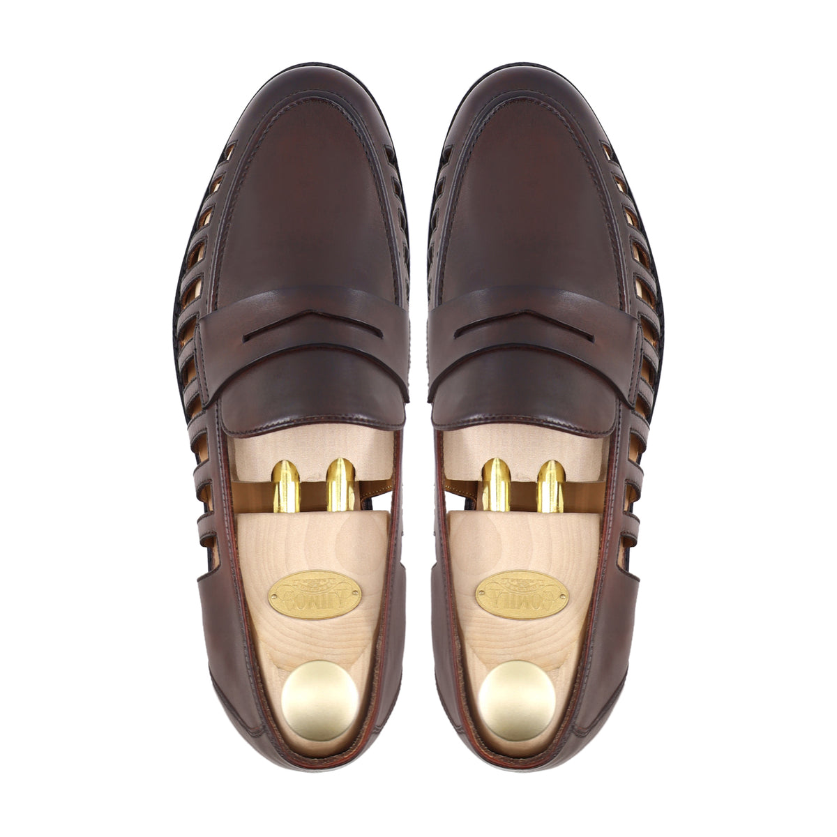 Aster - Men's Reddish Brown Calf Leather Loafer