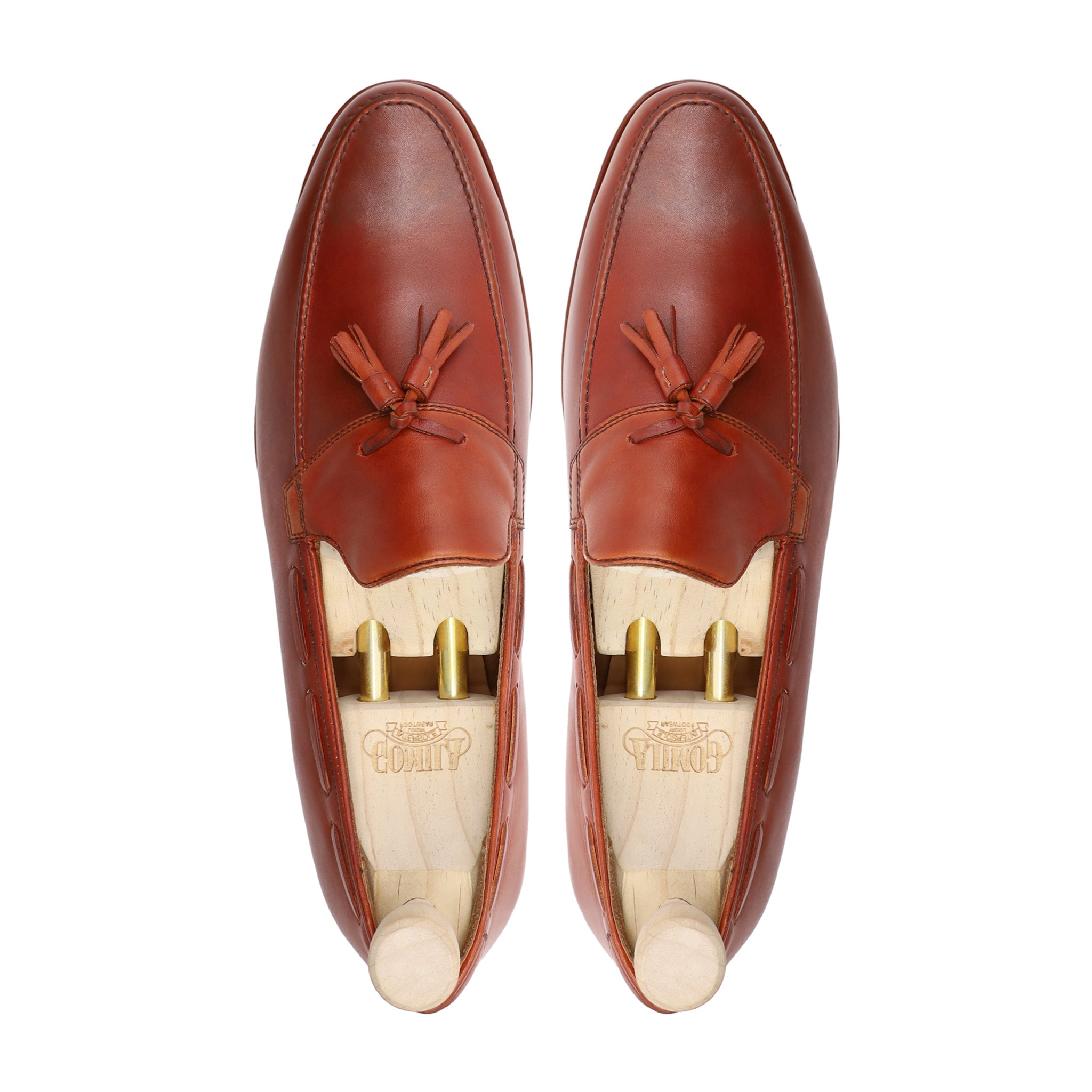 Iverness - Men's Orange Tan Calf Leather Loafer