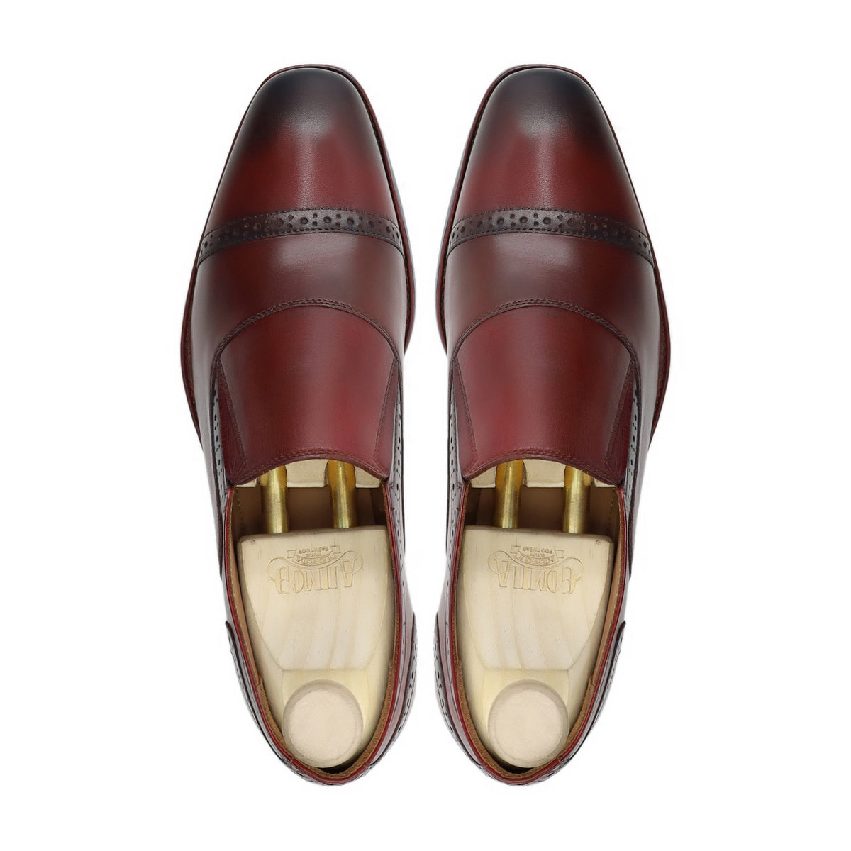 Rubidion - Men's Oxblood Calf Leather Loafer