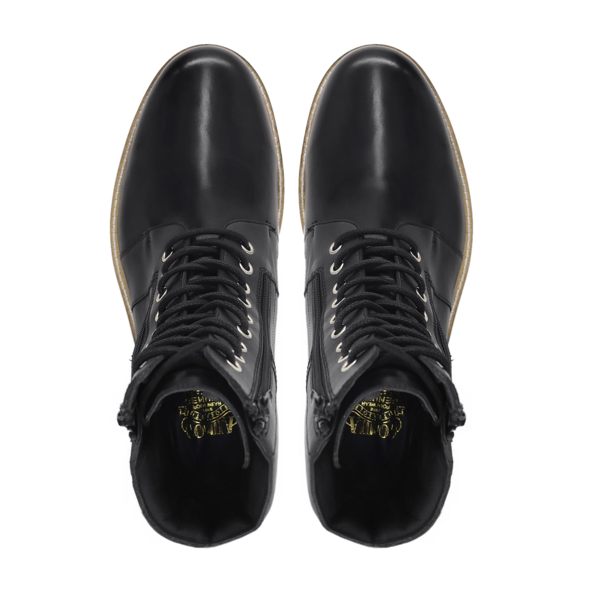 Clemz - Men's Black Calf Leather Boot