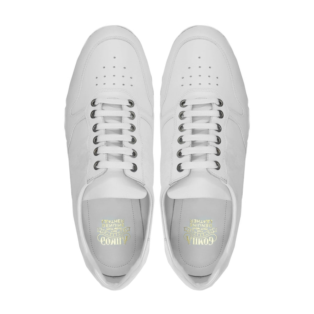 Fauna - Men's White Calf Leather Jogger
