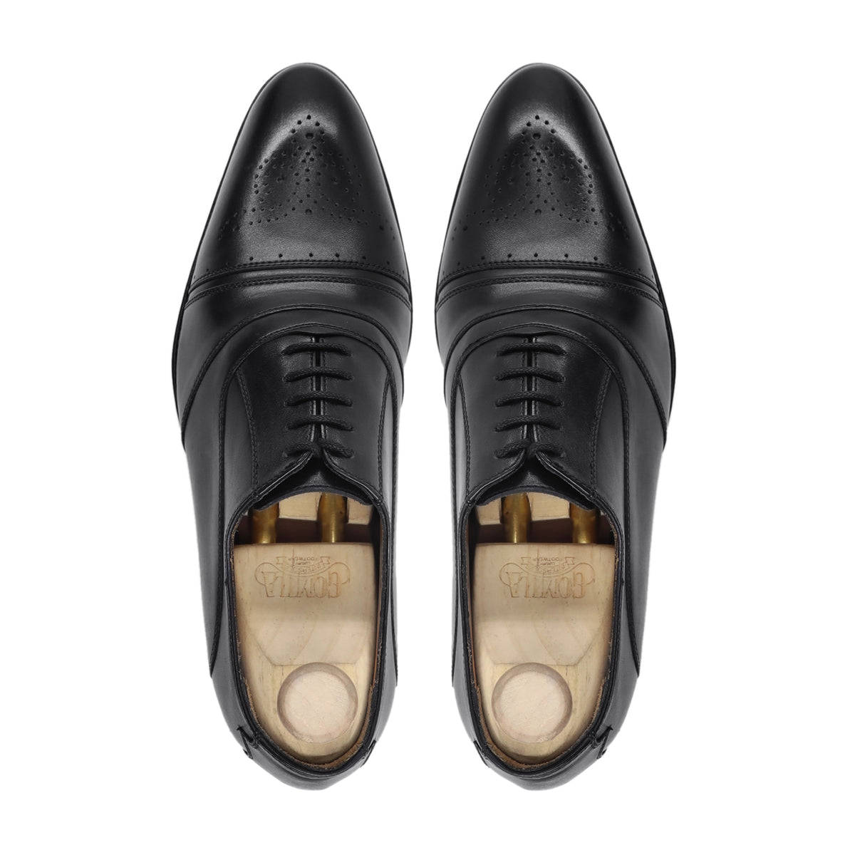 Danika - Men's Black Calf Leather Oxford Shoe