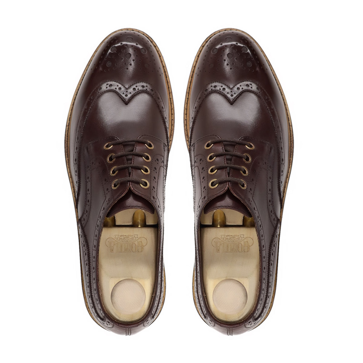 Clarke - Men's Dark Brown Calf Leather Derby Shoe
