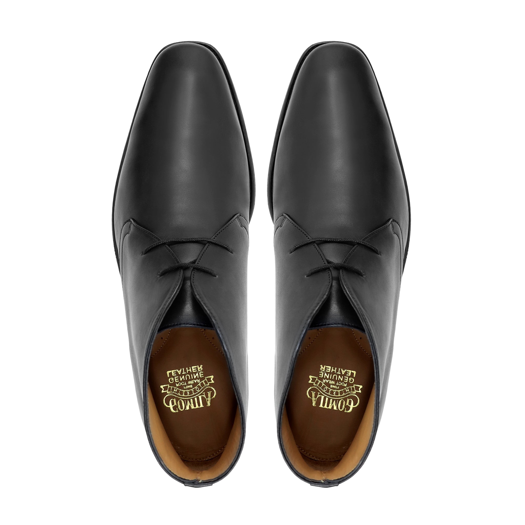 Katow - Men's Black Calf Leather Chukka Boot