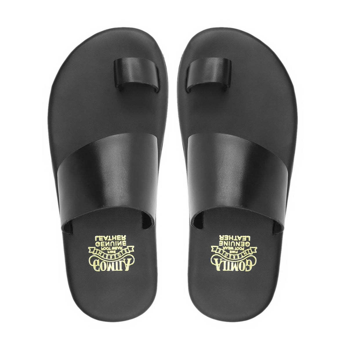 Norrkoping - Men's Black Calf Leather Slipper