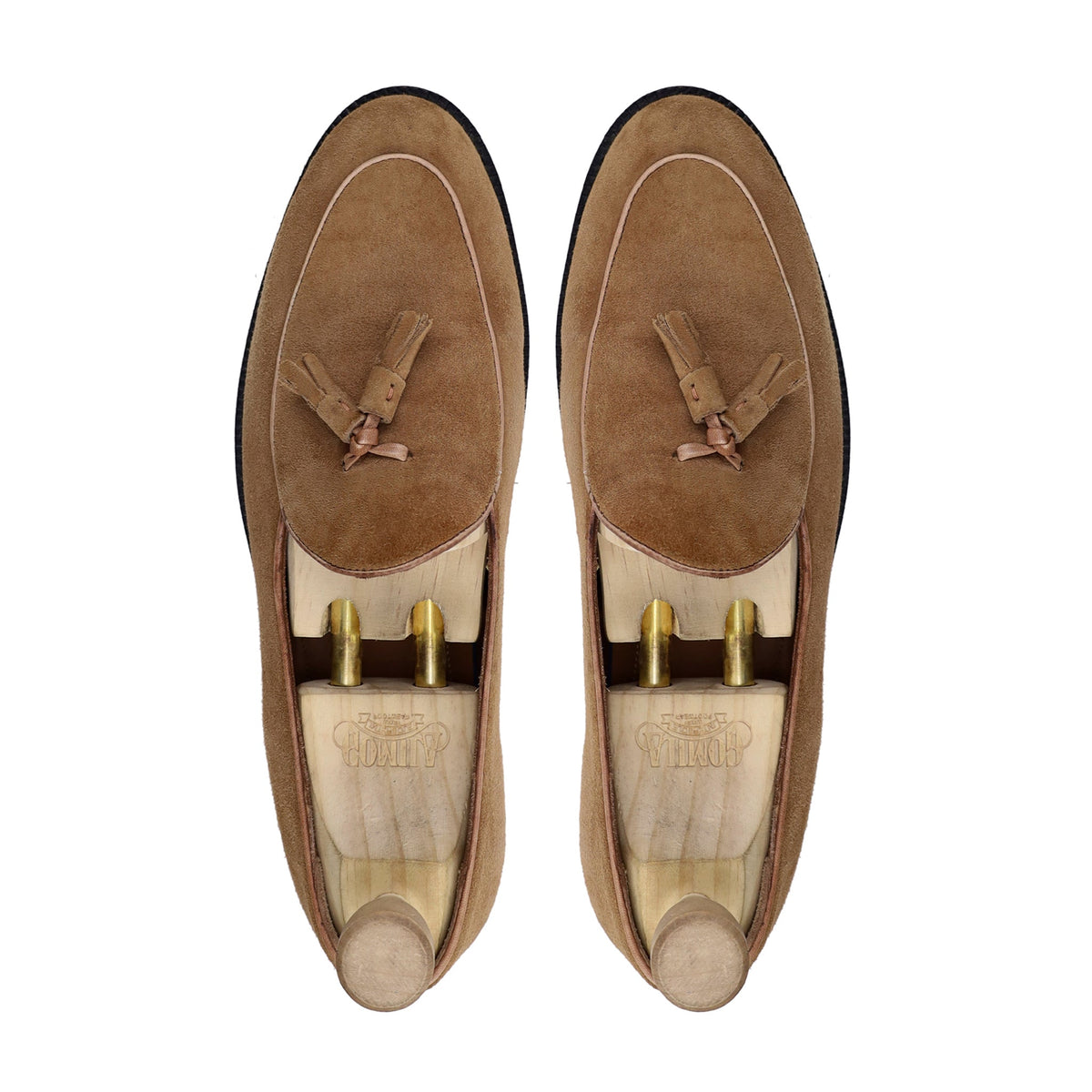 Zografou - Men's Camel Kid Suede Loafer