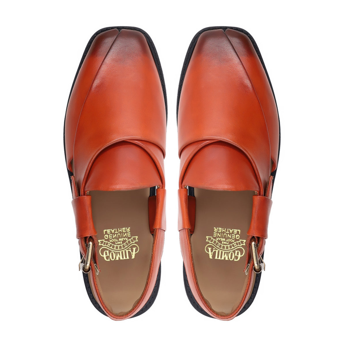 Varb - Men's Tan Kid Suede Sandal