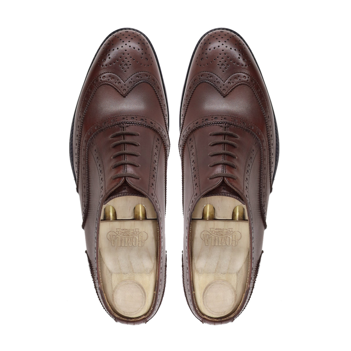 Marvel - Men's Brown Calf Leather Oxford Shoe