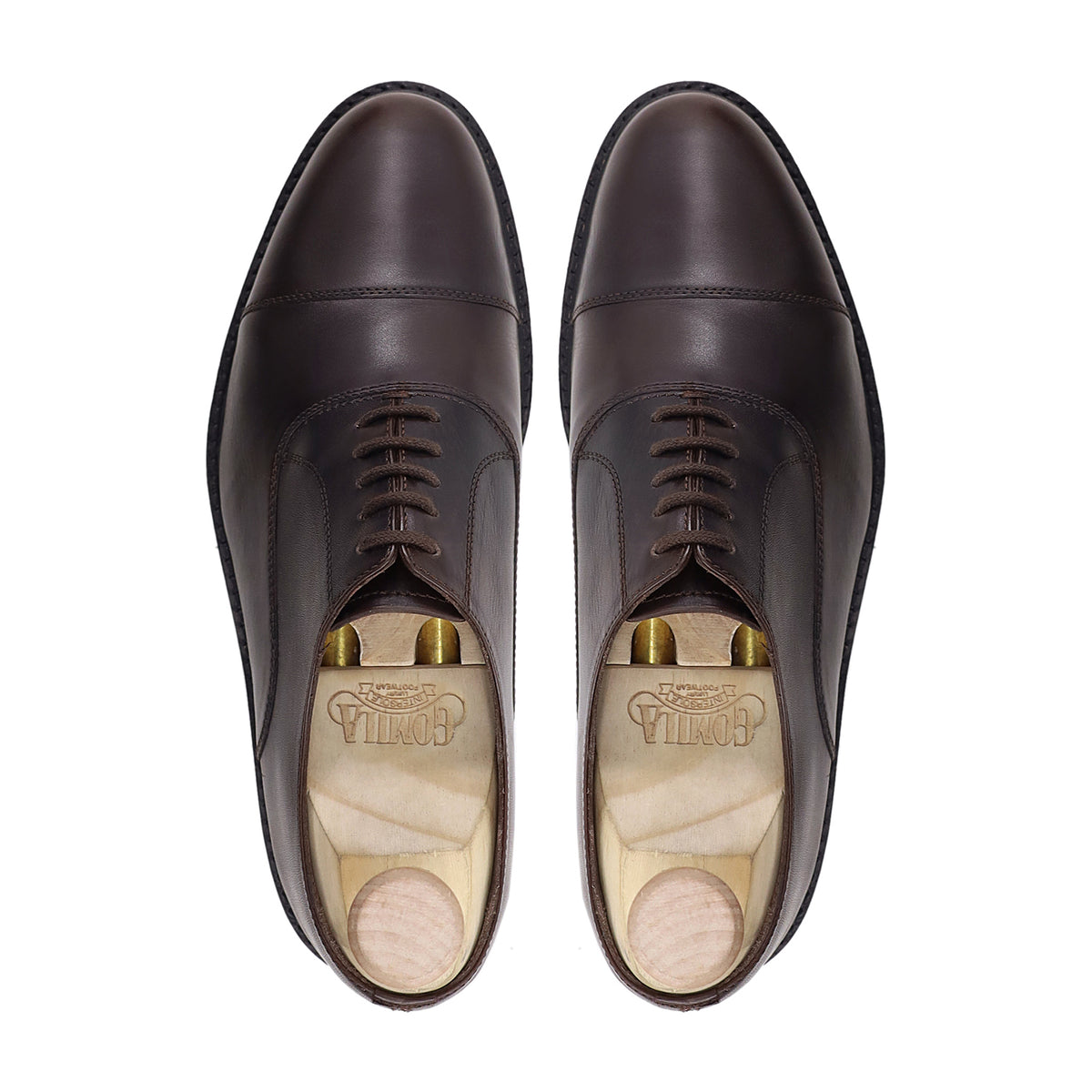 Yildiz - Men's Dark Brown Calf Leather Oxford Shoe