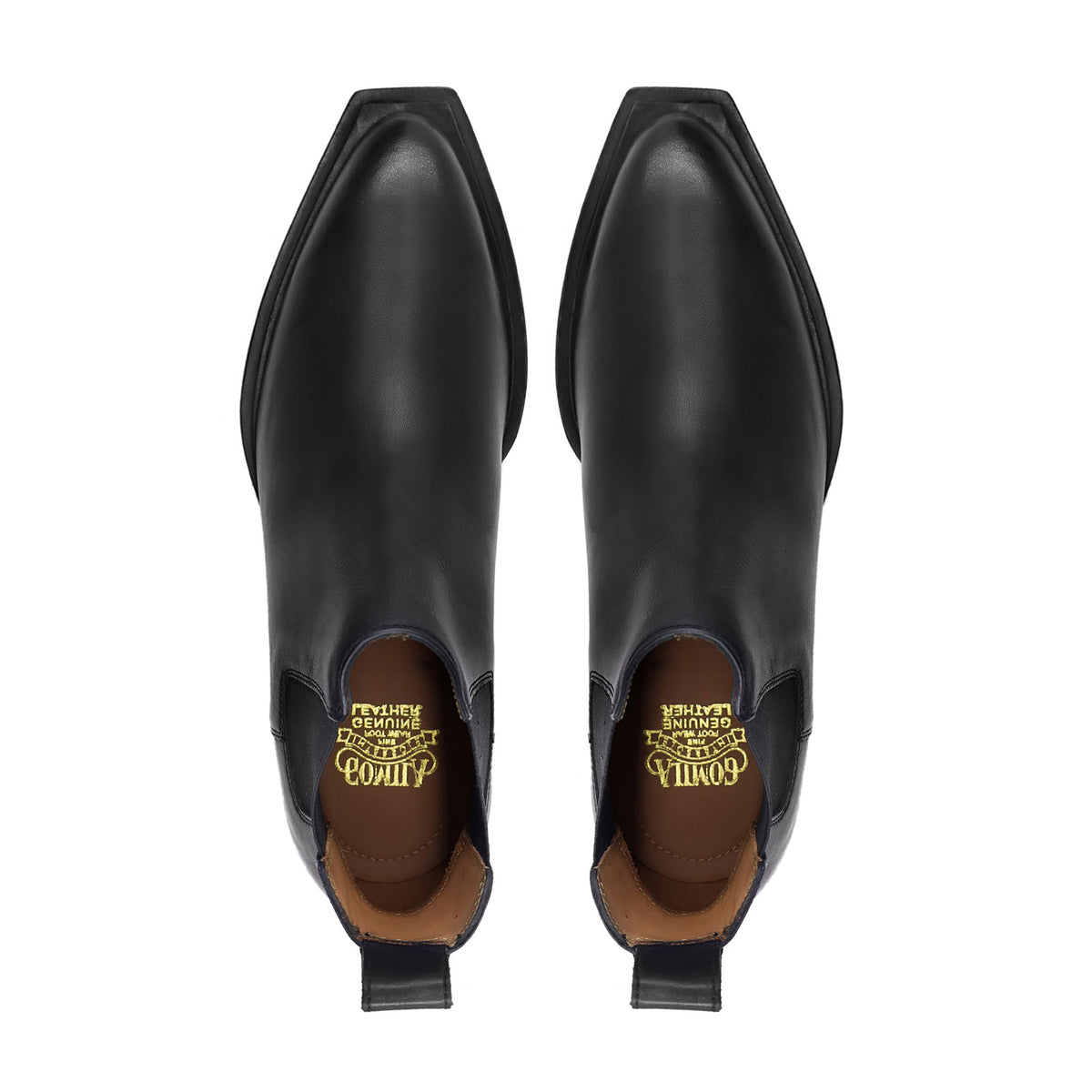 Zane - Men's Black Calf Leather Chelsea Boot