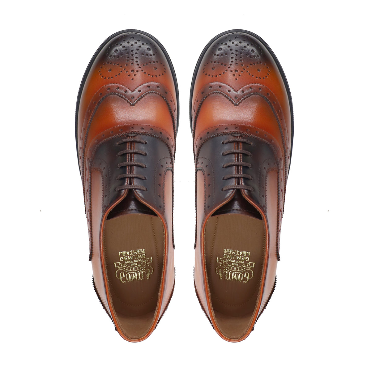 Barnaul - Men's Burnished Tan Calf Leather Jogger