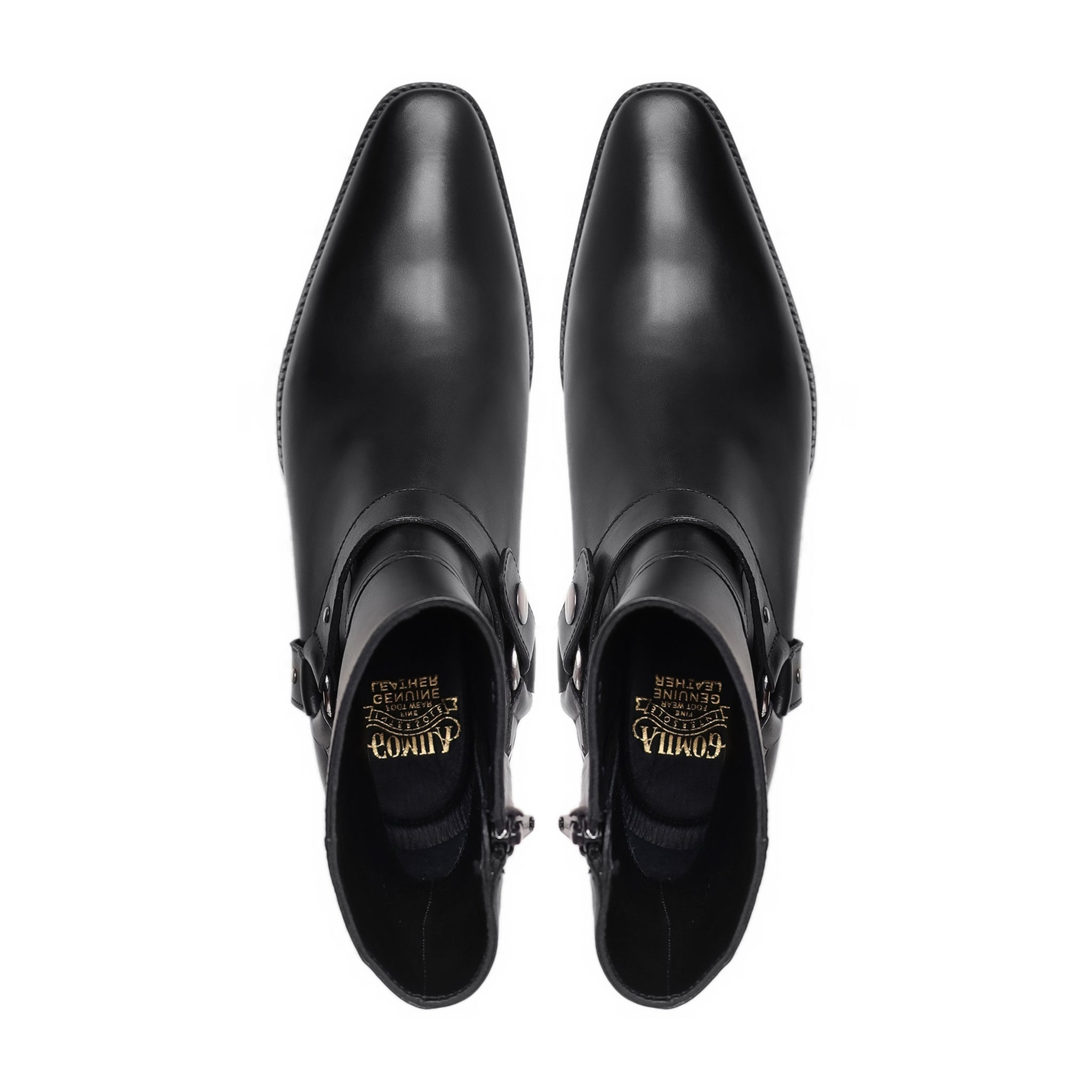 Grayson - Men's Black Calf Leather Jodhpur Boot