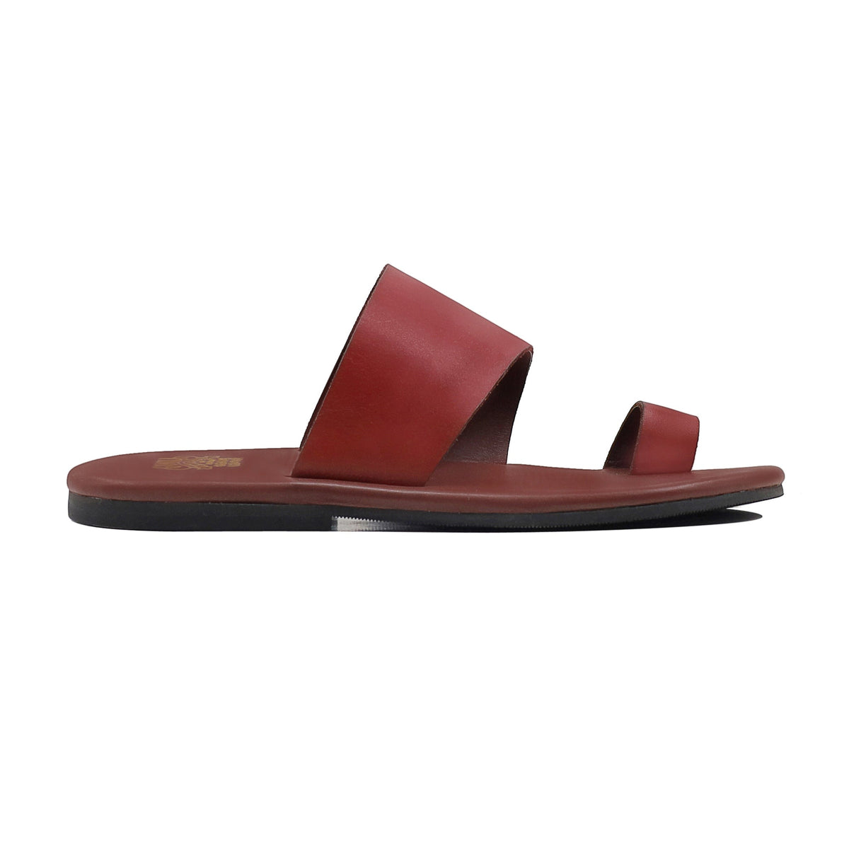Norrkoping - Men's Red Calf Leather Slipper