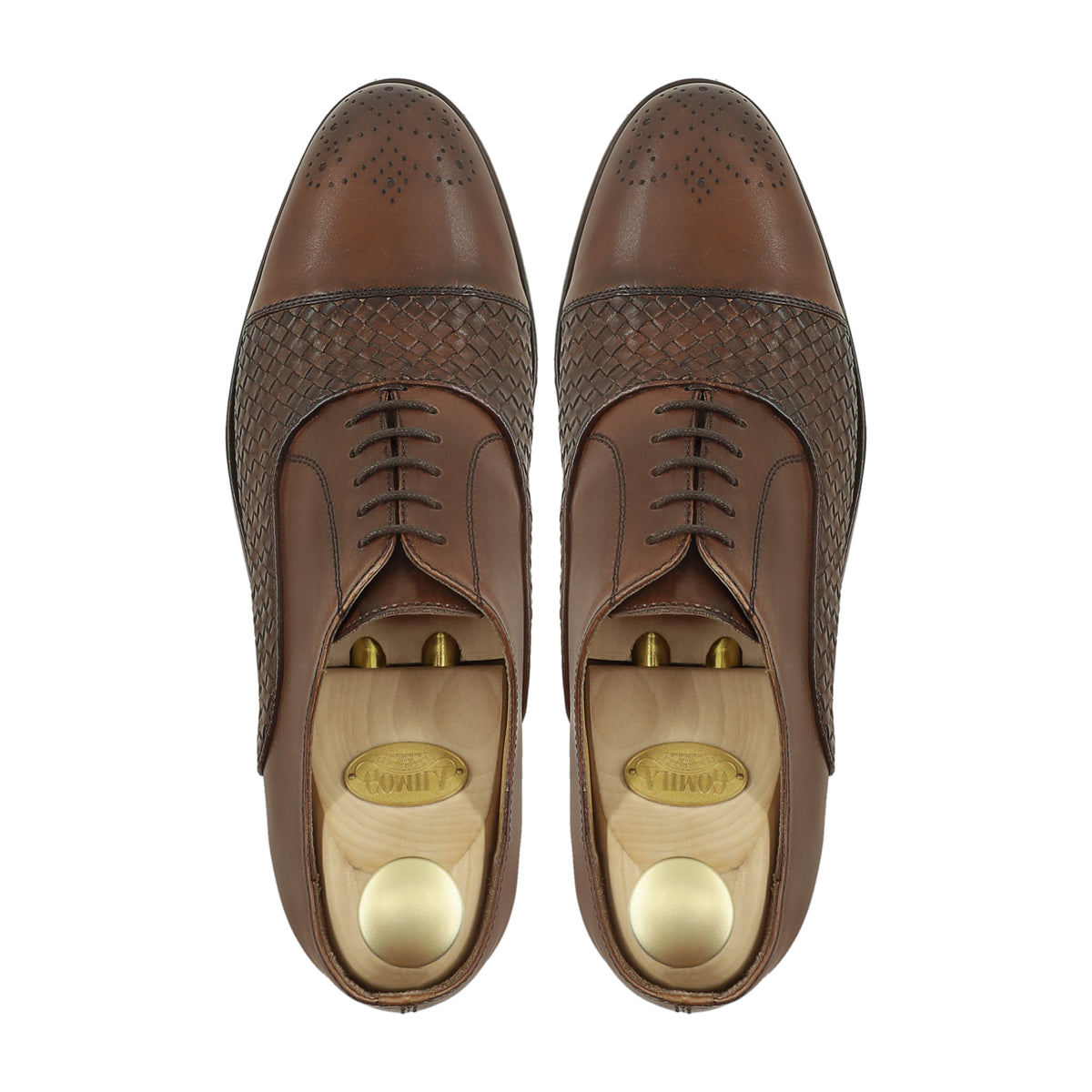 Kiruko - Men's Brown Calf Leather Oxford Shoe