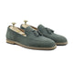 Palmer - Men's Charcoal Gray Kid Suede Loafer