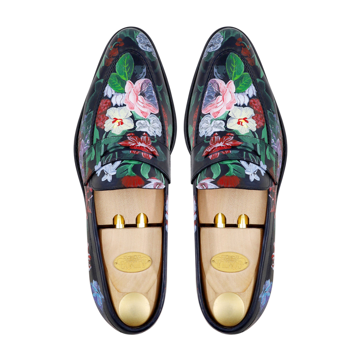 Zale - Men's Black Hand Painted Loafer