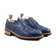 فوسٹر - مردانہ نیلی بچھڑے کی چمڑے کی ڈربی جوتی - گڈئیر ویلٹڈ