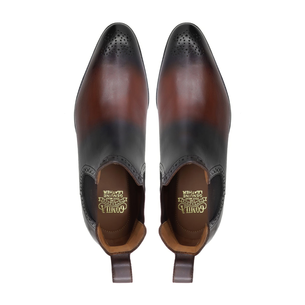 Kaage - Men's Burnished Brown Calf Leather Chelsea Boot