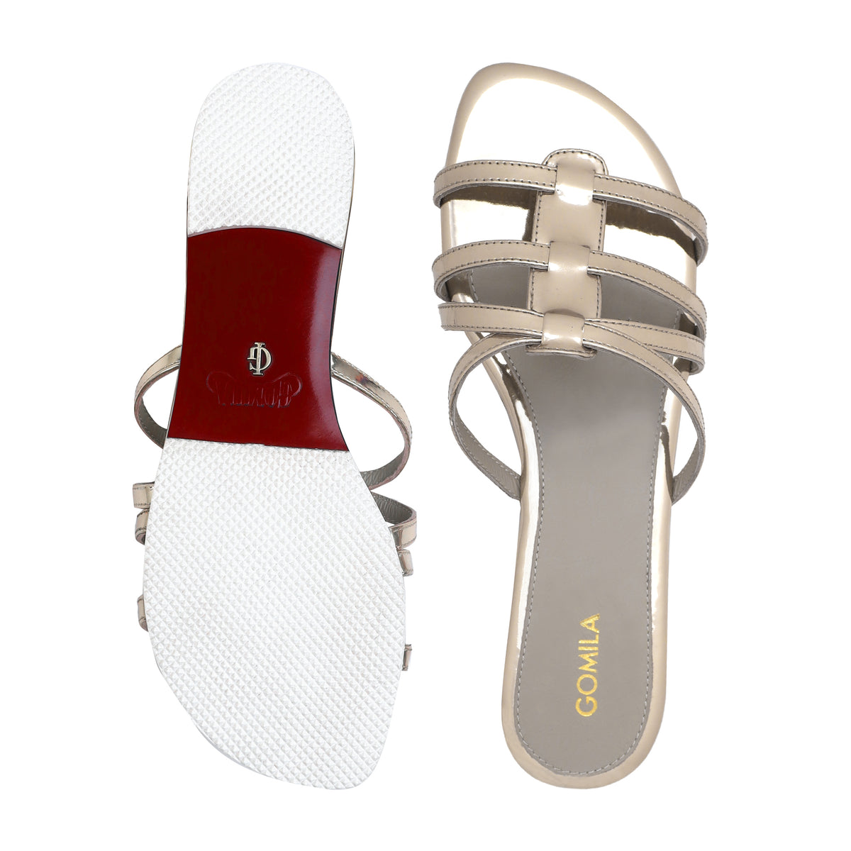Kaelis - Women's Sliver Golden Slipper