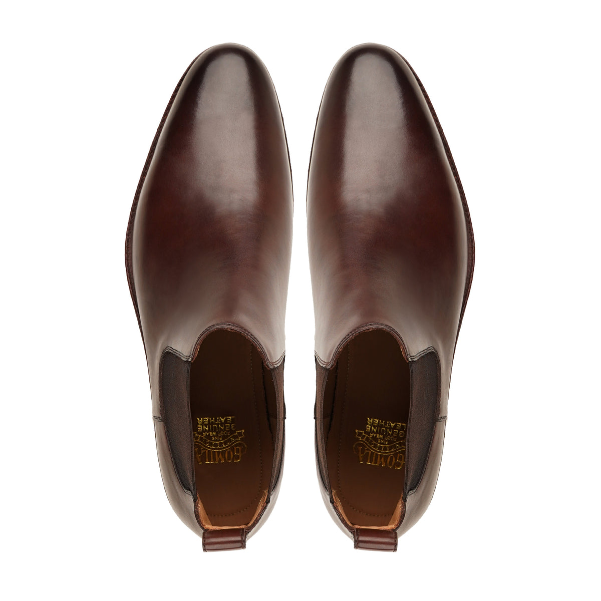 Kazane - Men's Burnished Brown Calf Leather Chelsea Boot