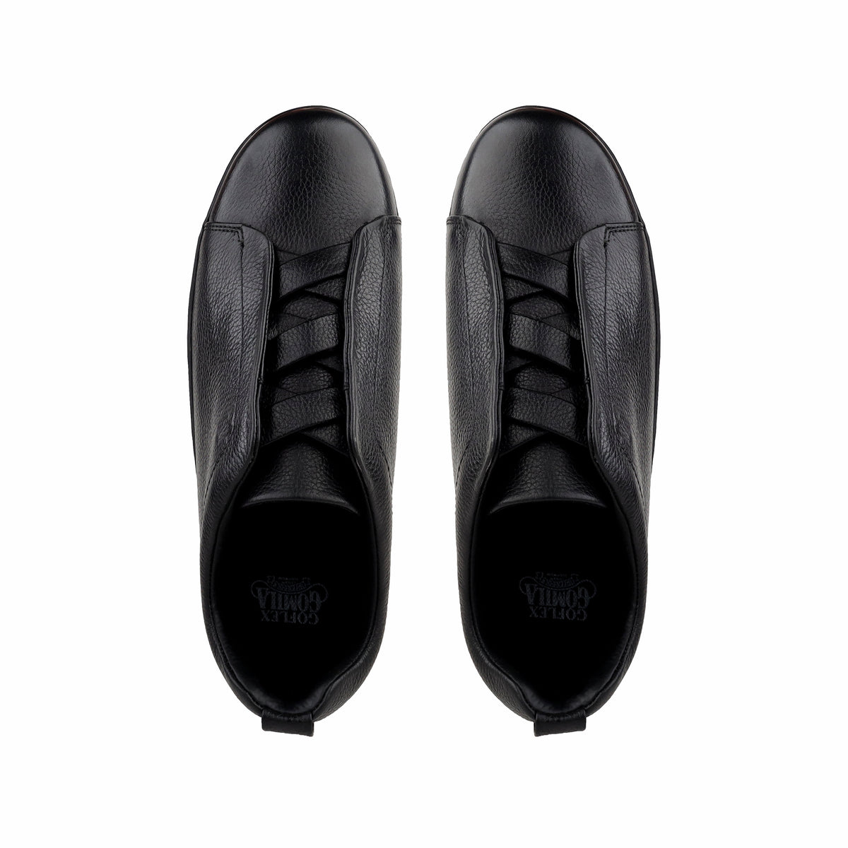 London - Men’s Black Pebble Grain Sneaker