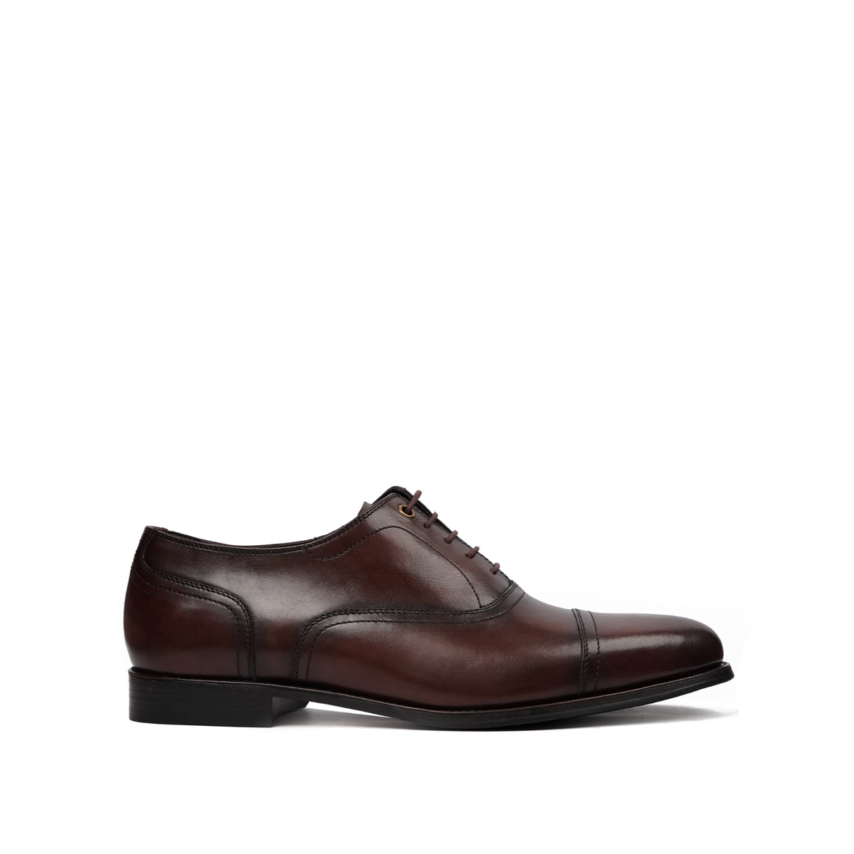 Lorsch - Men's Dark Brown Calf Leather Oxford Shoe