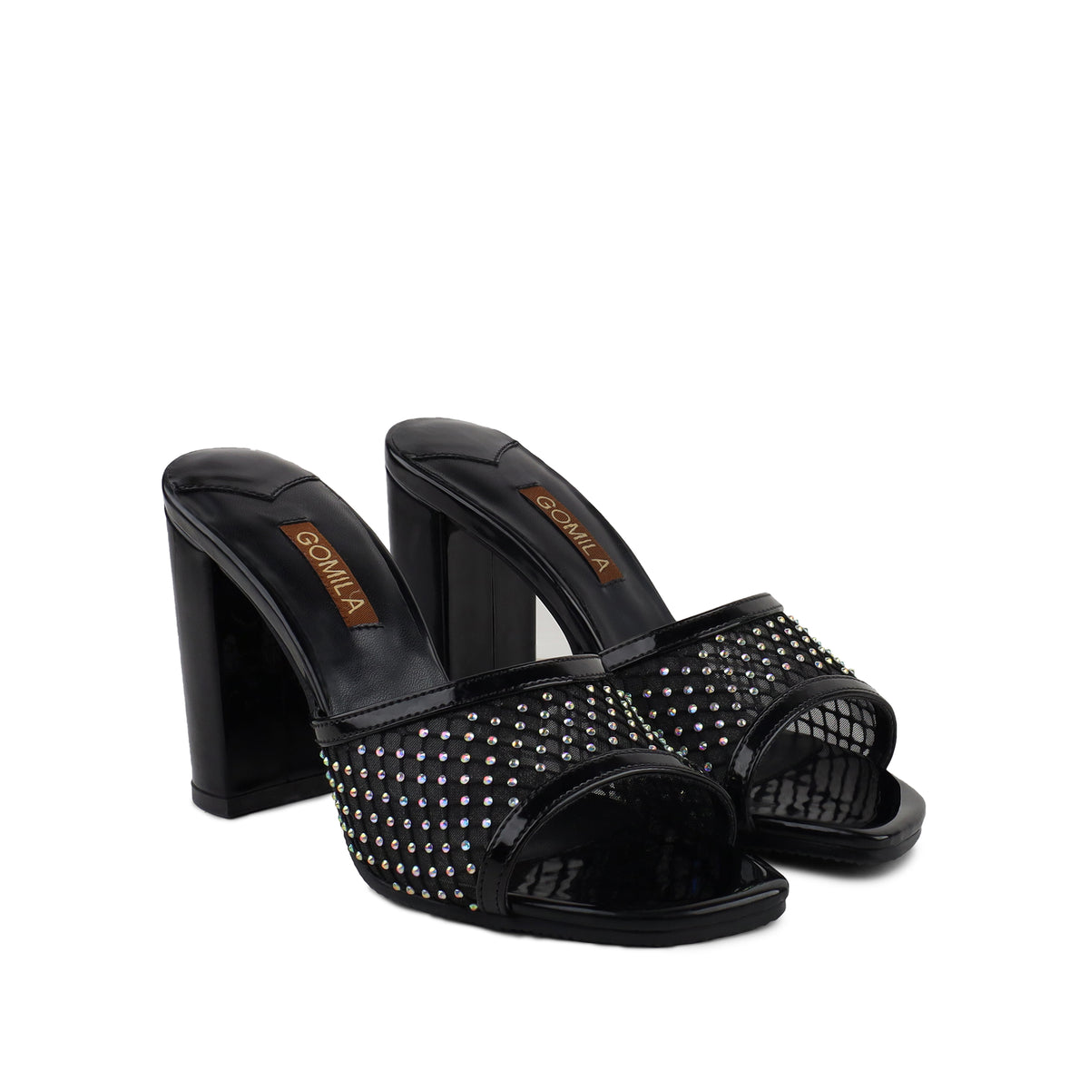 Luvine - Women's Black 90mm Heels