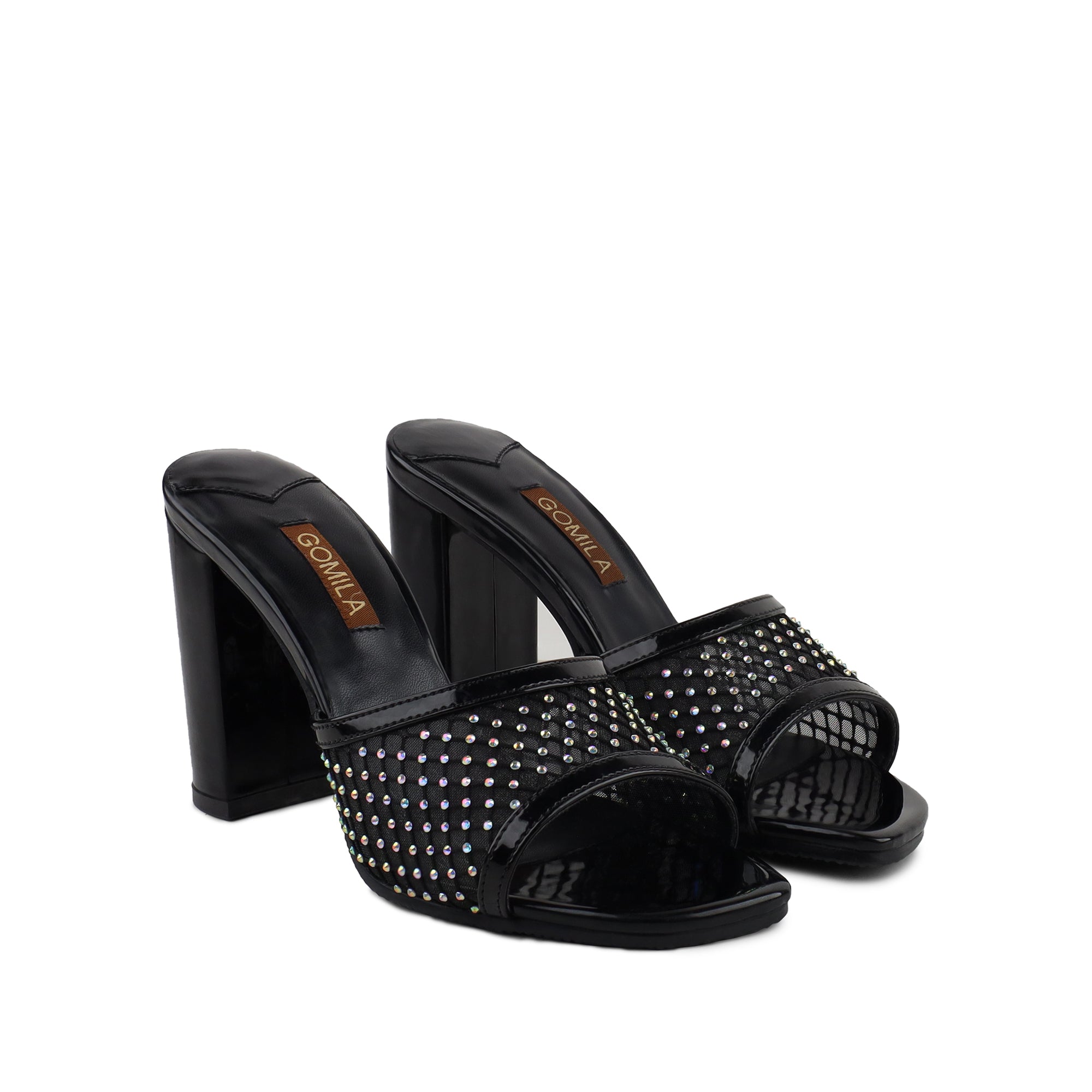 Luvine - Women's Black 90mm Heels