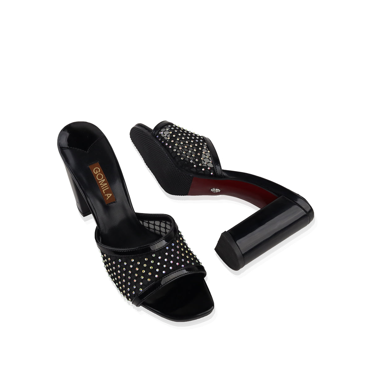 Luvine - Women's Black 90mm Heels