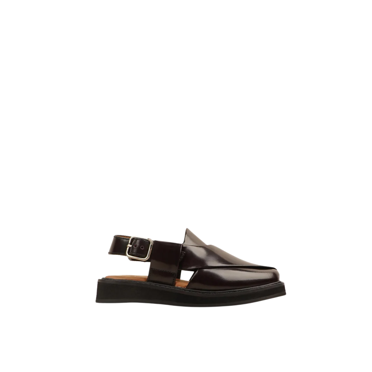 Estrella - Kid's Dark Brown Calf Leather Sandal (5-12 Years Old)
