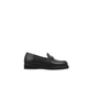 Amethyst - Kid's Black Calf Leather Loafer (5-12 Years Old)