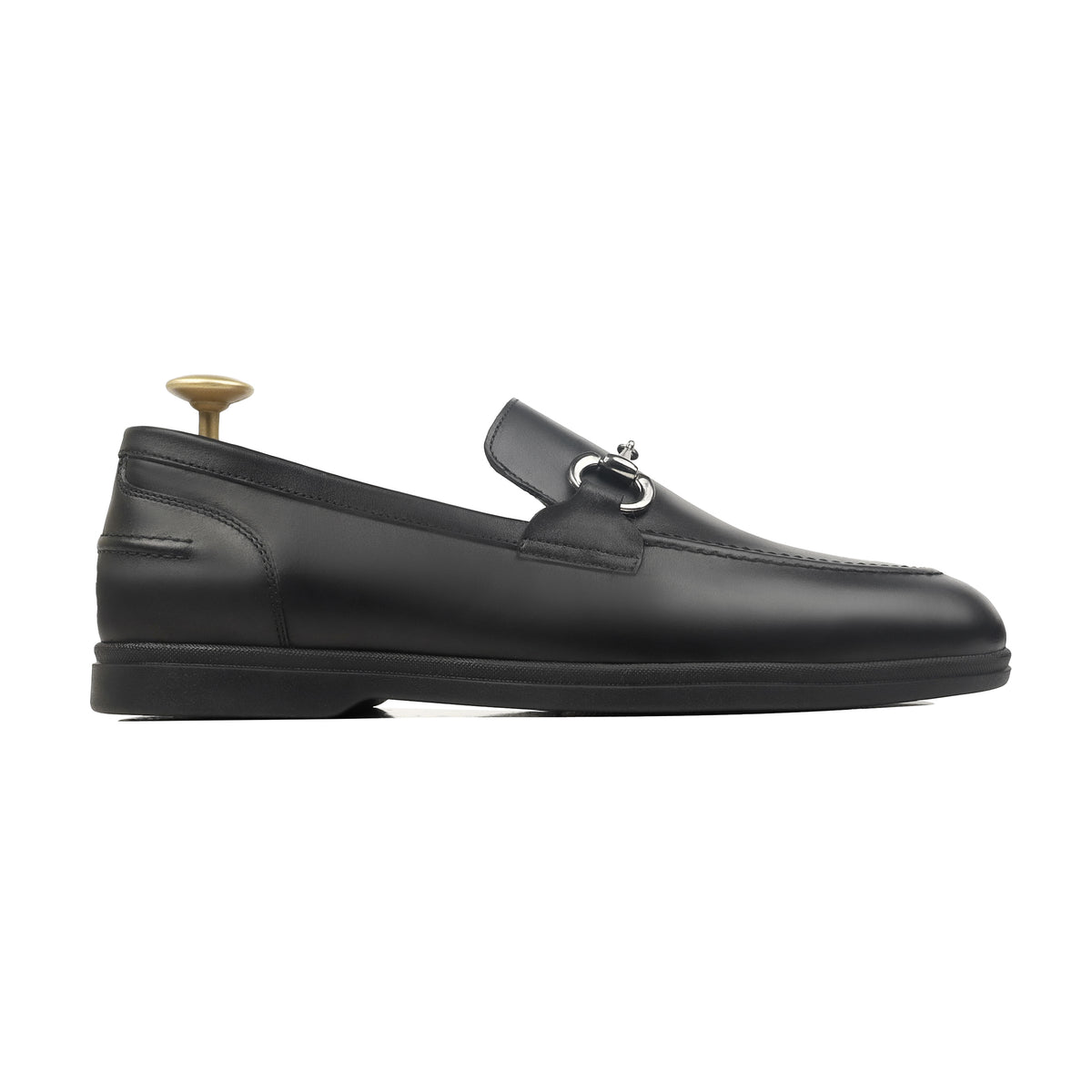 Orvet - Men's Black Calf Leather Loafer