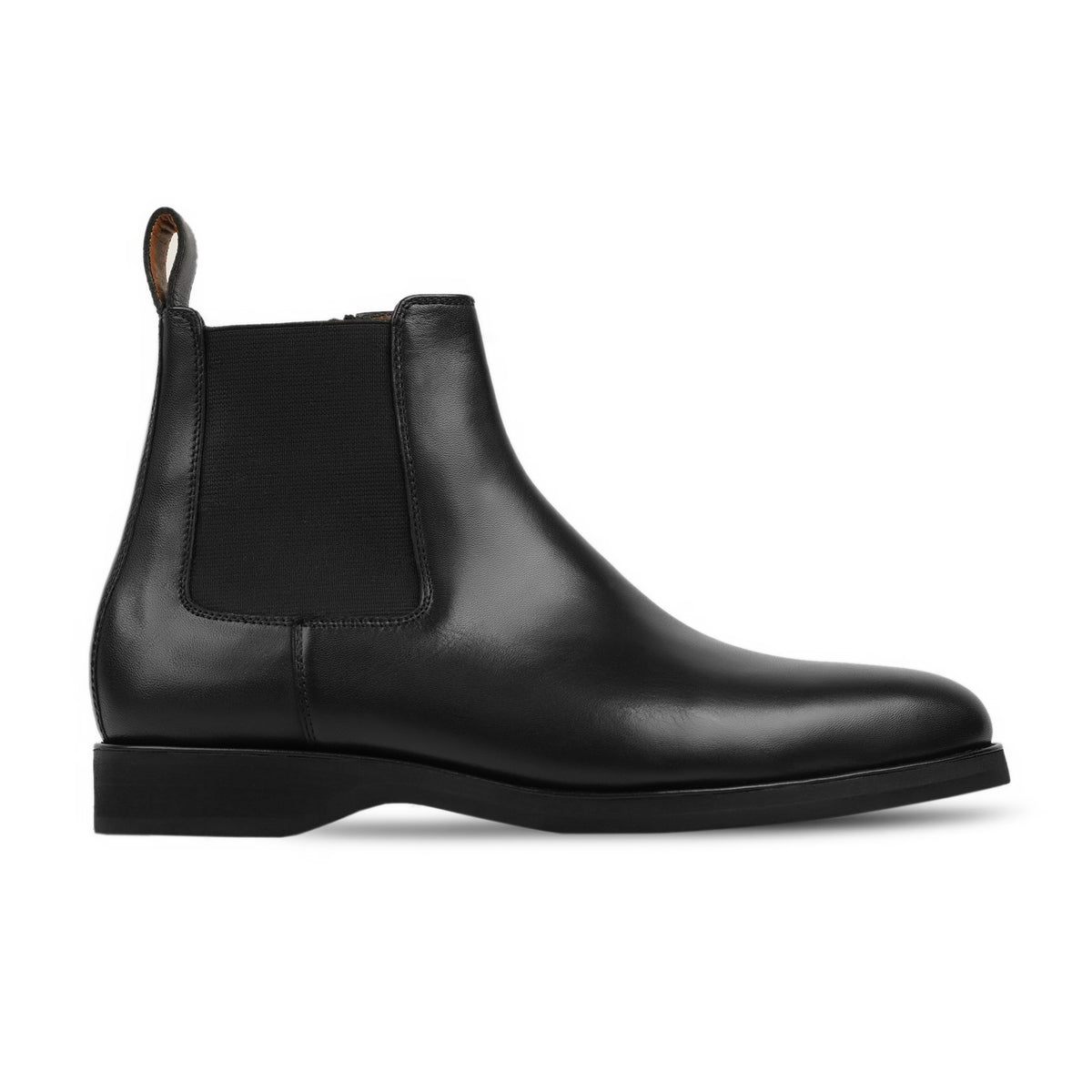 Rezina - Men's Black Calf Leather Chelsea Boot