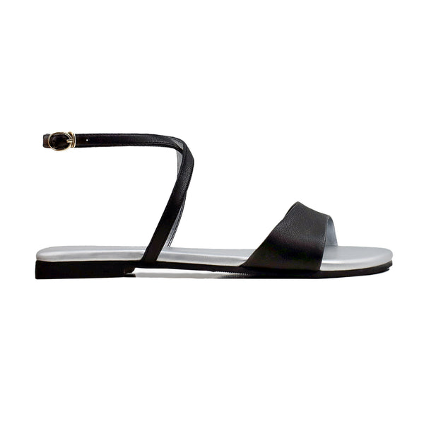 Annabelle - Women's Silver Gray Strapped Sandal