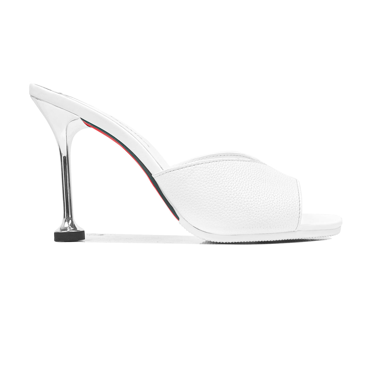 Vela - Women's White 90mm Heels