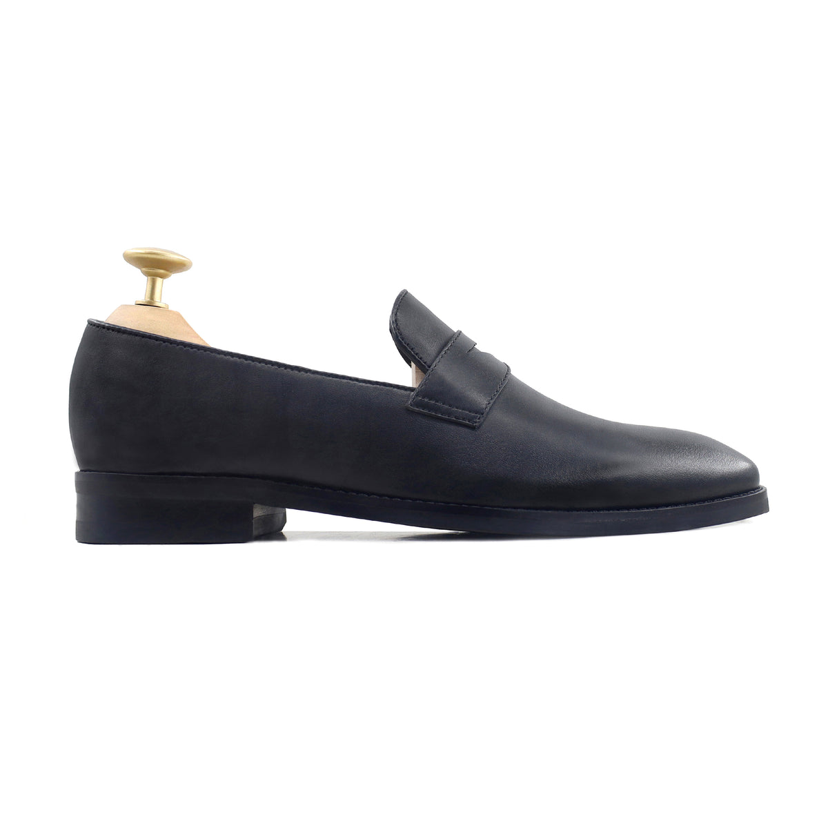 Magno - Men's Black Calf Leather Loafer