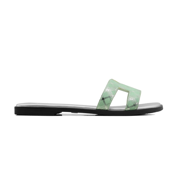Stephanie - Women's Light Green Slipper