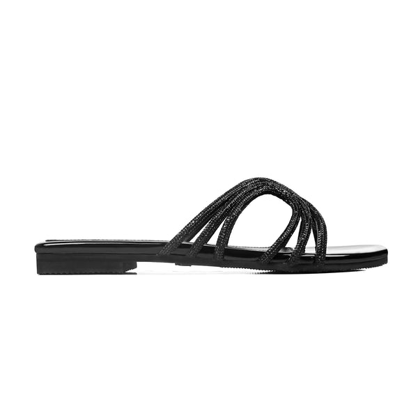 Yelani - Women's Black Slipper