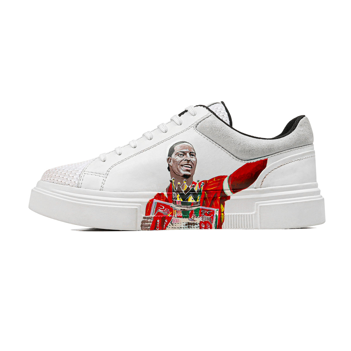 Elitekick - Men's White Hand Painted Sneaker